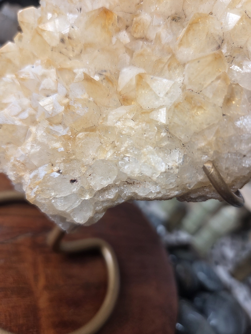 Citrine Freeform on Stand  9 In On Stand - Picture 6 of 9